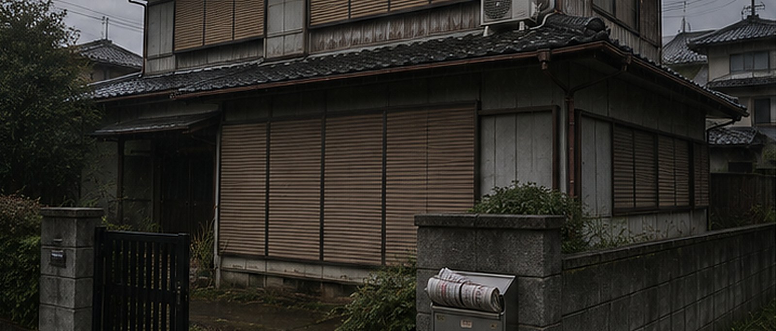 被相続人が住んでいた実家の外観