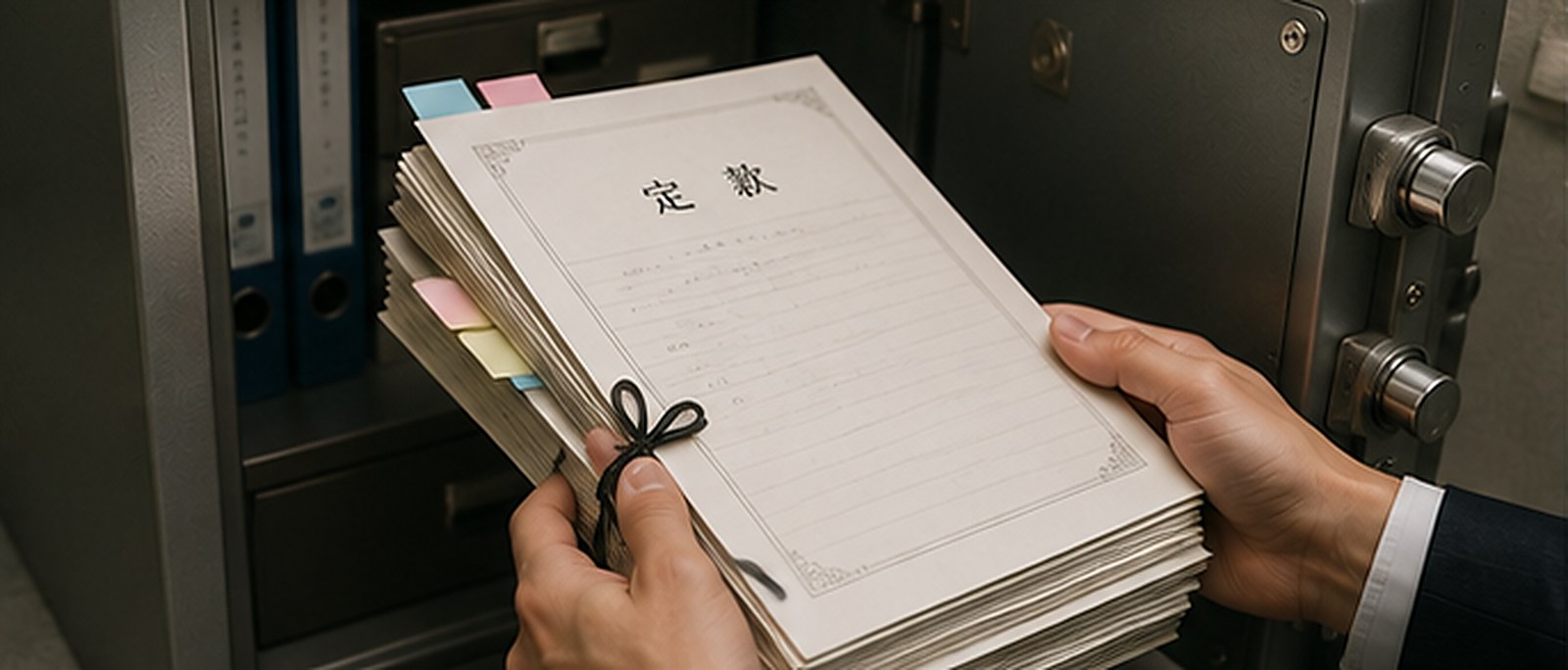 定款、株主名簿及び登記事項証明書