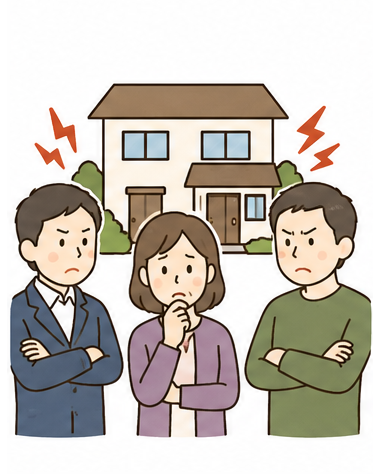 不動産の相続で兄弟間で意見が対立している